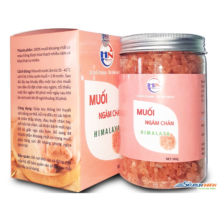 Muối ngâm chân Himalaya
