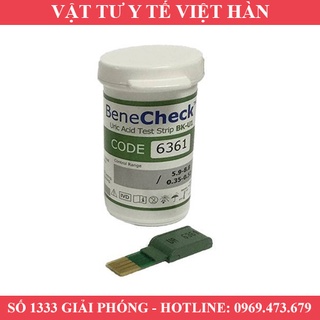 Que thử acid uric cho máy đo benecheck 3 in 1 - nhập khẩu từ đài loan