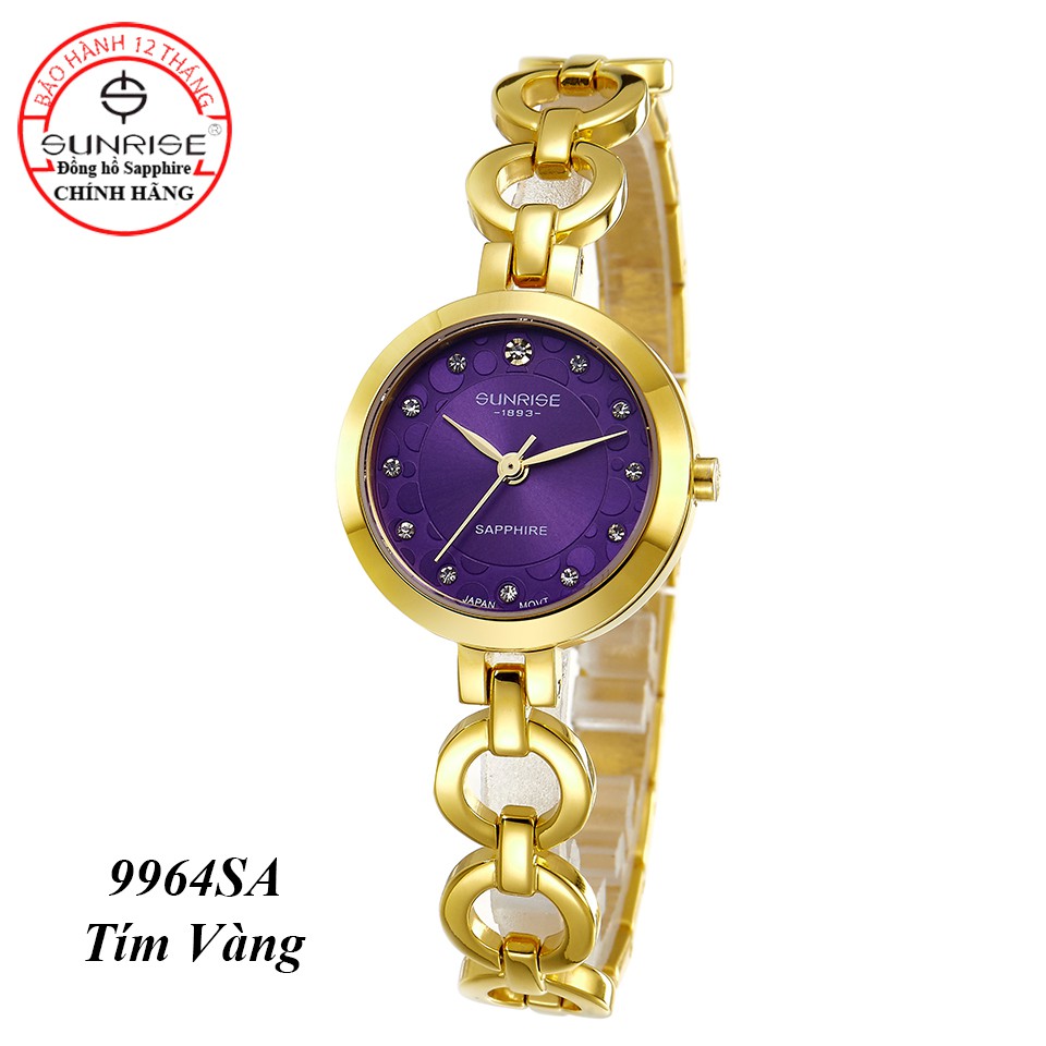 Đồng hồ nữ siêu mỏng Sunrise 9964SA kính Sapphire chống xước chống nước tốt - Fullbo | BigBuy360 - bigbuy360.vn