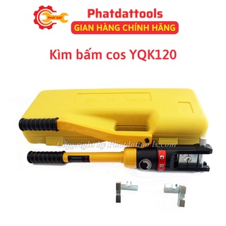 Kìm bấm cốt thủy lực YQK120-Ép cos từ 10-120mm2-Bảo hành 6 tháng