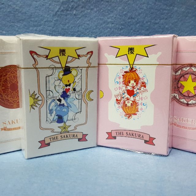 Bộ bài tây Sakura/ Clow 54 lá card captor sakura in hình hoạt hình màu hồng chơi đánh bài