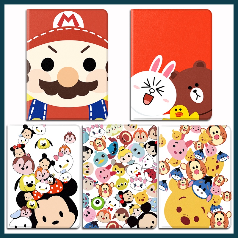 Ốp máy tính bảng hình hoạt hình cho iPad Air4 Air3 10.5 pro11 ipad9 ipad8 ipad7 10.2 ipad2/3/4 Air2 Pro9.7 2017/2018 mini54321