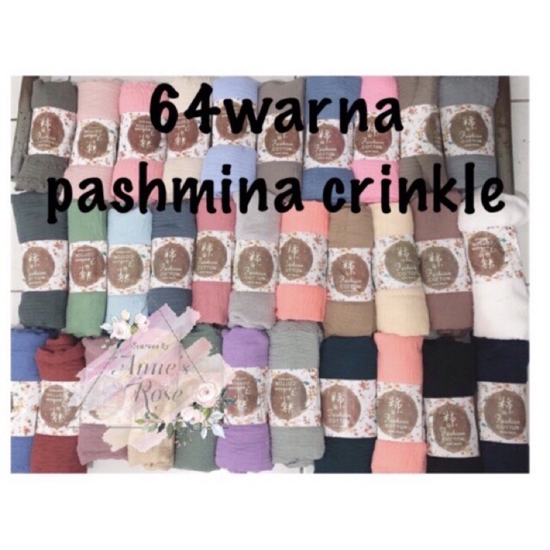 (part 1) Pashmina Crinkle / Crinkle Hijab