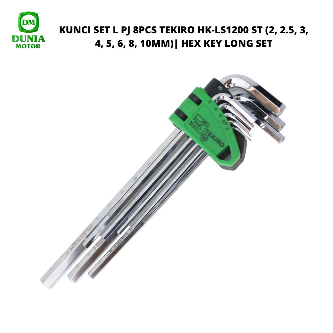 Bộ 8 Chìa Khóa Lục Giác Dài 2-10mm