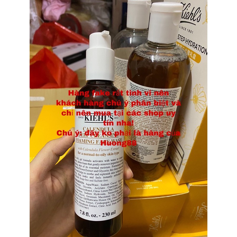 [Mã COS1904 giảm 8% đơn 300K] Sữa rửa mặt hoa cúc Kiehl's Calendula 230ml | BigBuy360 - bigbuy360.vn
