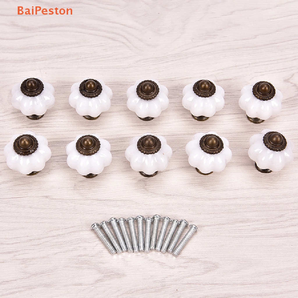 Set 10 Tay Nắm Cửa / Tủ Chạn / Ngăn Kéo Phong Cách Vintage Dành Cho Nhà Bếp