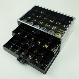 Khay mica đựng phụ kiện trang trí nail