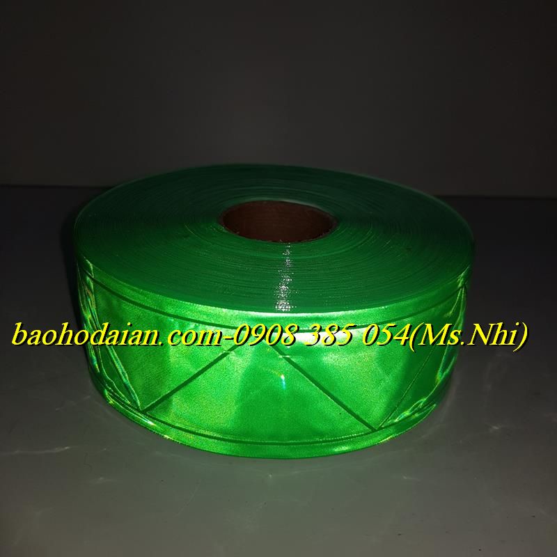 Cuộn phản quang nhựa hoạt tiết W 5cm x 50m may kèm quần áo- Nhiều màu lựa chọn