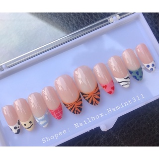 [nailbox] Móng Tay giả thiết kế Black pink (kèm ảnh thật)