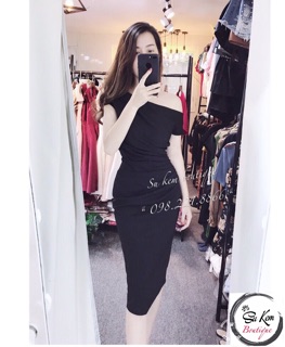 Váy umi lệch vai