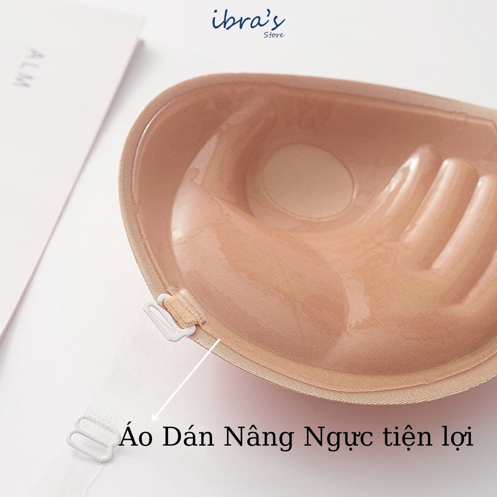 Miếng Dán Nâng Ngực IBRA'S STORE Áo Dán Ngực Cao Cấp Tạo Khe Chống Tụt Định Hình Tốt, Miếng Dán Ti Tàng Hình IBRA PK8