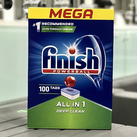 [FINISH NHẬP EU] Viên rửa bát Finish All in 1 Loại 100 viên ( Hàng đủ giấy tờ kiểm định )