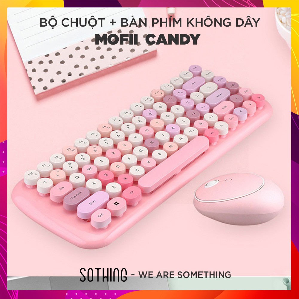 Bộ Chuột + Bàn Phím Không Dây MOFii Candy - Hàng Chính Hãng | WebRaoVat - webraovat.net.vn