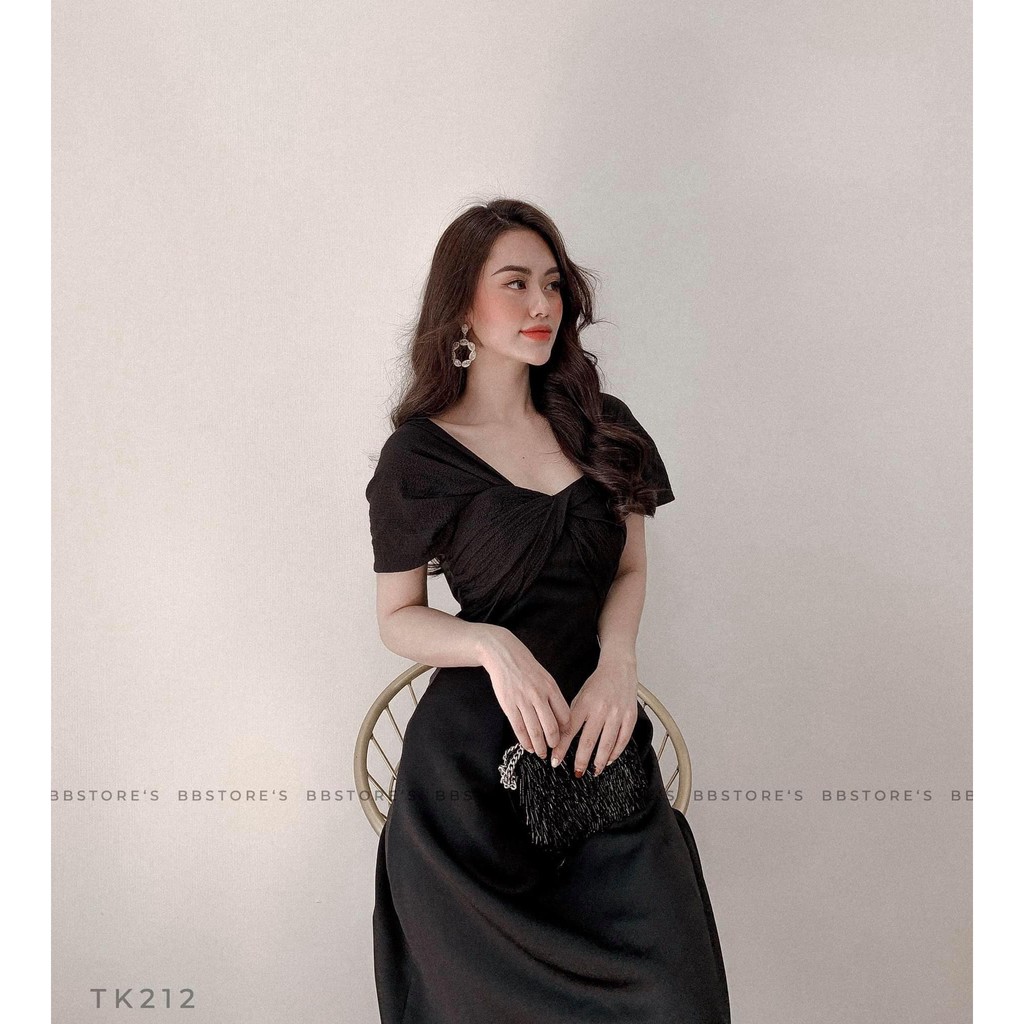 [BBSTORE'S] Đầm Xoè Trễ Vai Xoắn Ngực - TK212 | BigBuy360 - bigbuy360.vn