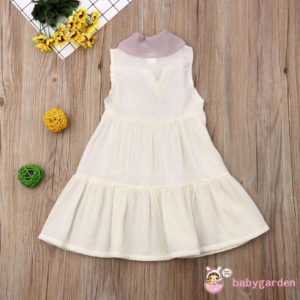 Đầm công chúa thắt nơ cho bé gái