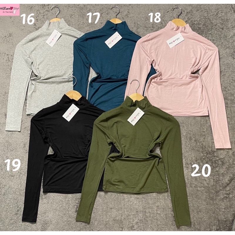ÁO THUN BODY TAY DÀI CỔ LỌ ( NZON SHOP ) | BigBuy360 - bigbuy360.vn