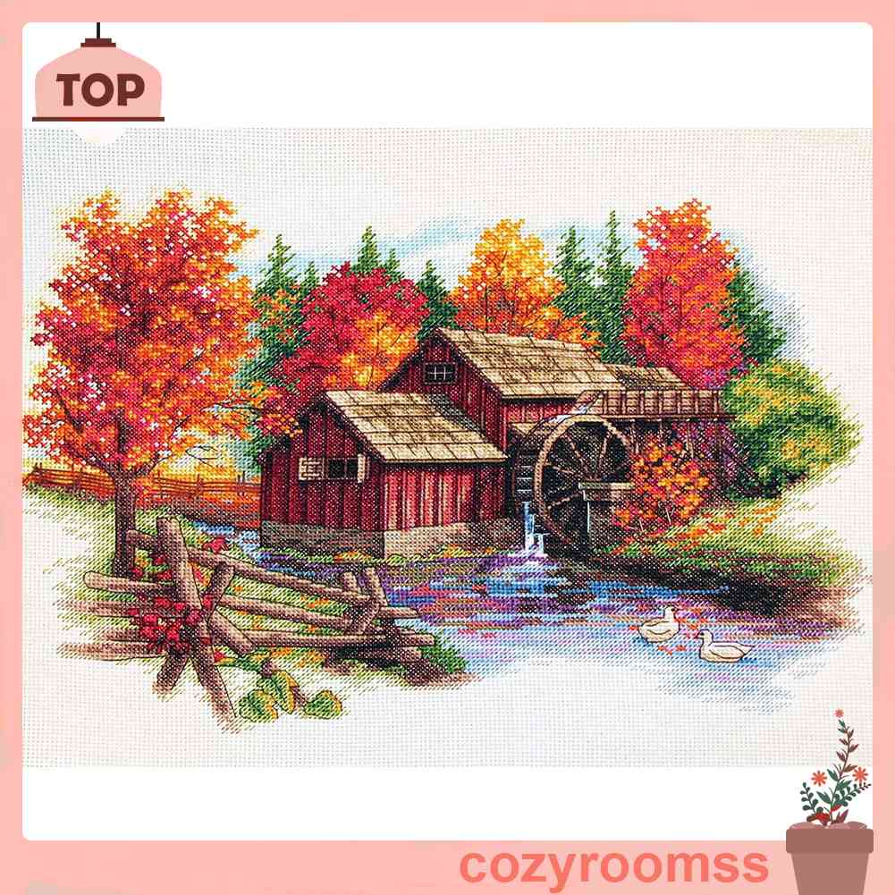 Toàn Bộ Bộ Tranh Thêu Chữ Thập 3 Sợi Cotton 11CT
