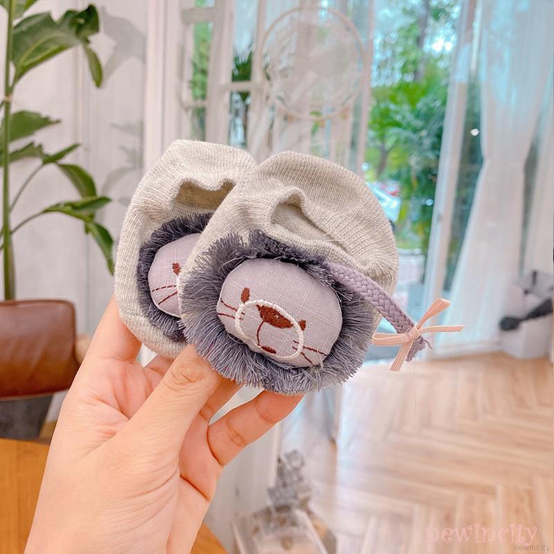 Vớ cotton mềm mại Unisex kiểu dáng hoạt hình dễ thương phong cách Hàn Quốc