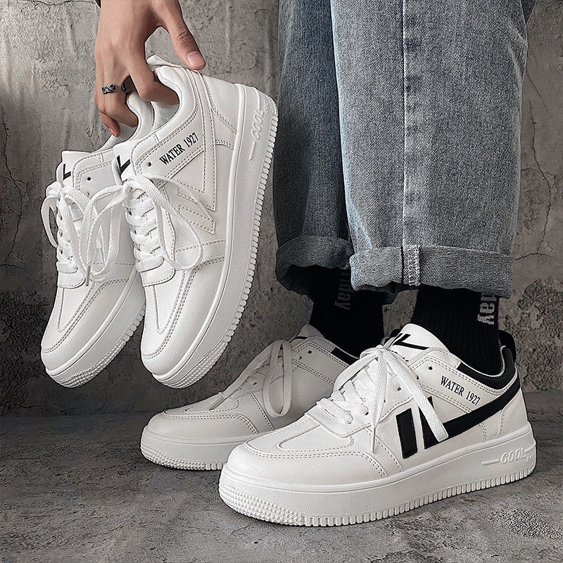 Giày nam thể thao Nam cổ thấp, giày Sneaker nam da lì chất siêu đẹp phong cách Hàn Quốc NEW 2023