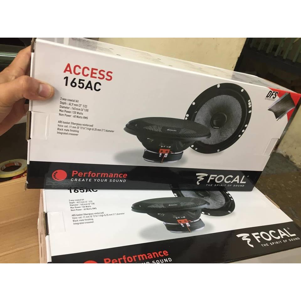 Focal Access 165AC bộ 2 loa cánh cửa xe hơi ô tô cao cấp âm bass chắc BH 1 năm