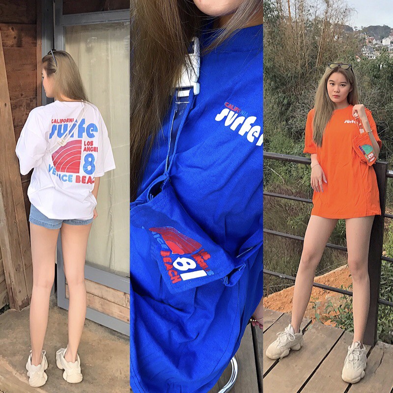 SET ÁO THUN OVERSIZE + TÚI ĐEO CHÉO