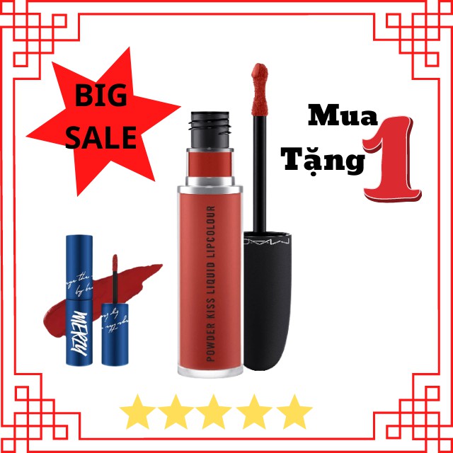 {MUA1TẶNG1} Son Kem Lì MAC Devoted To Chili #991-Đỏ Đất [TẶNG SON MERZY HOT HIT]
