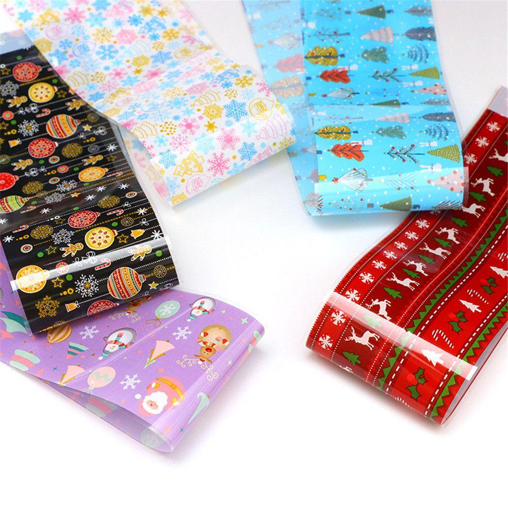 Túi 10 Sticker Dán Móng Nghệ Thuật Họa Tiết Giáng Sinh