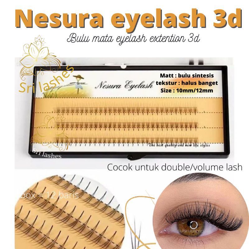 (Hàng Mới Về) Mascara 3d 2d 5d 10d Nesura