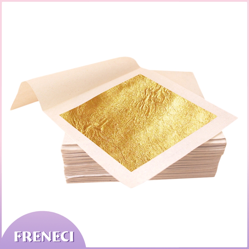 1PC  98% Genuine Gold Leaf Foil for Arts Craft Gilding Decor 9.33x9.33cm