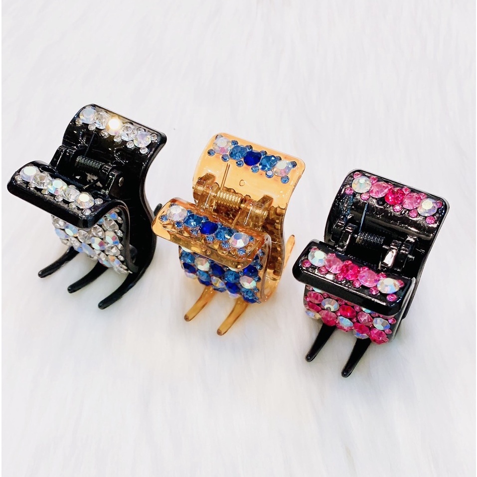 Kẹp Tóc Càng Cua Đính Đá Nhiều Màu