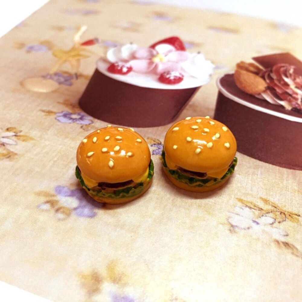 Bộ 10 đồ chơi nắn bóp mô hình hamburger cho trẻ em