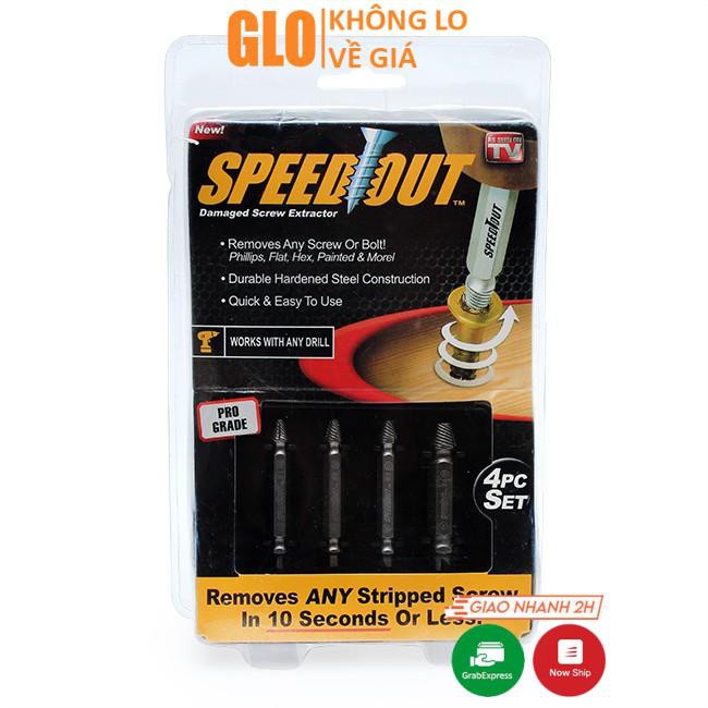 Mũi Khoan Đa Năng Speed Out - 1 Bộ 4 Mũi