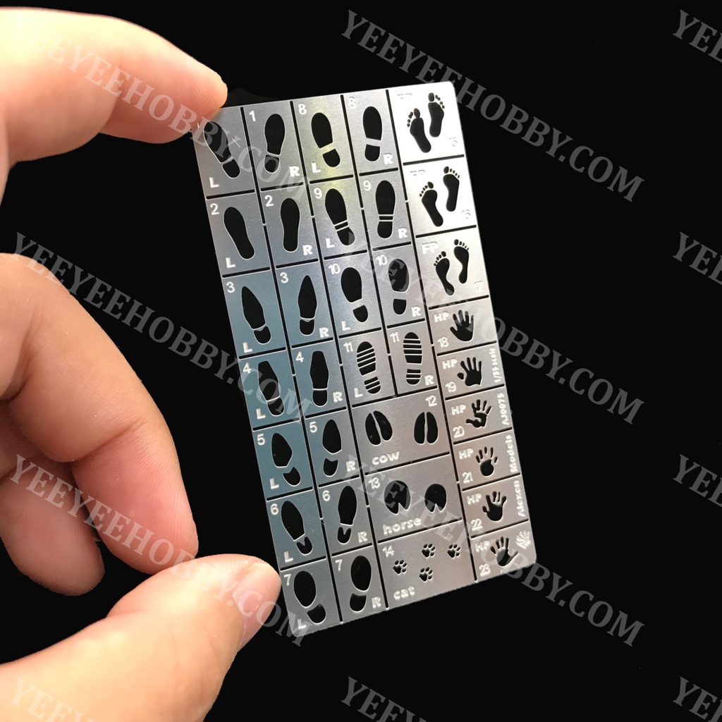 DỤNG CỤ ALEXEN - KHUÔN HỖ TRỢ SƠN MÔ HÌNH MẪU BÀN CHÂN AJ0075
