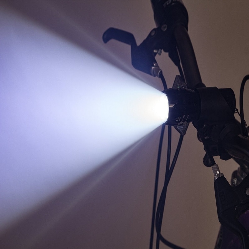 Đèn Led Trợ Sáng Phía Trước Xe Đạp MTB Kèm Giá Đỡ