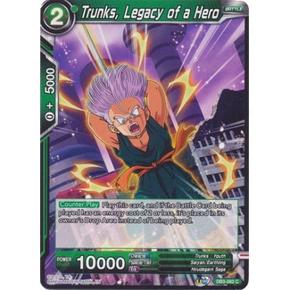 Thẻ bài Dragonball - TCG - Trunks, Legacy of a Hero / DB3-062'