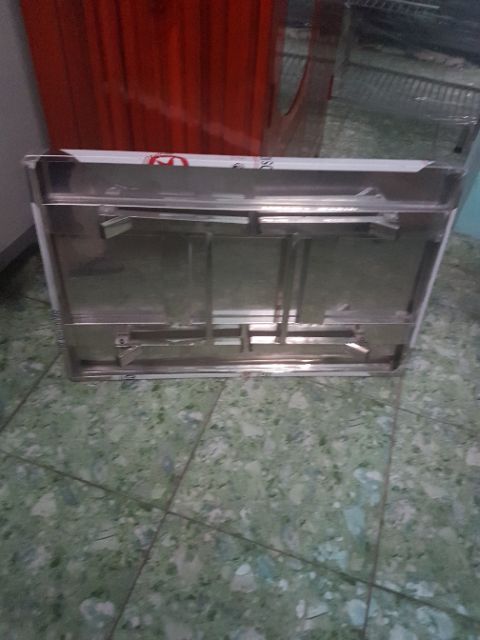 Bàn xếp inox 60×100cm | BigBuy360 - bigbuy360.vn