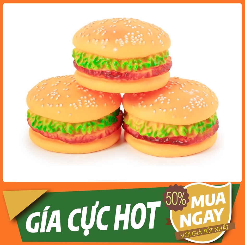 ĐỒ CHƠI BÁNH HAMBURGER CHO CHÓ