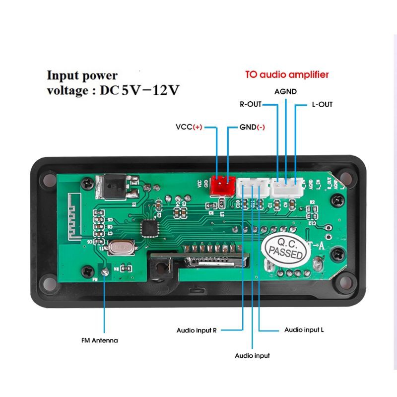 Bảng mạch giải mã âm thanh Bluetooth 5.0