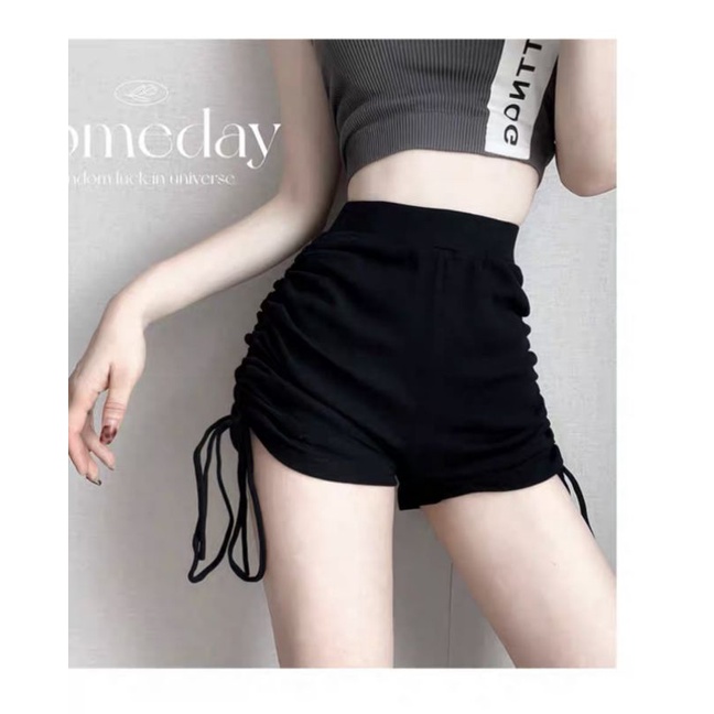 QUẦN ĐÙI THỂ THAO RÚT DÂY BẺN HÔNG