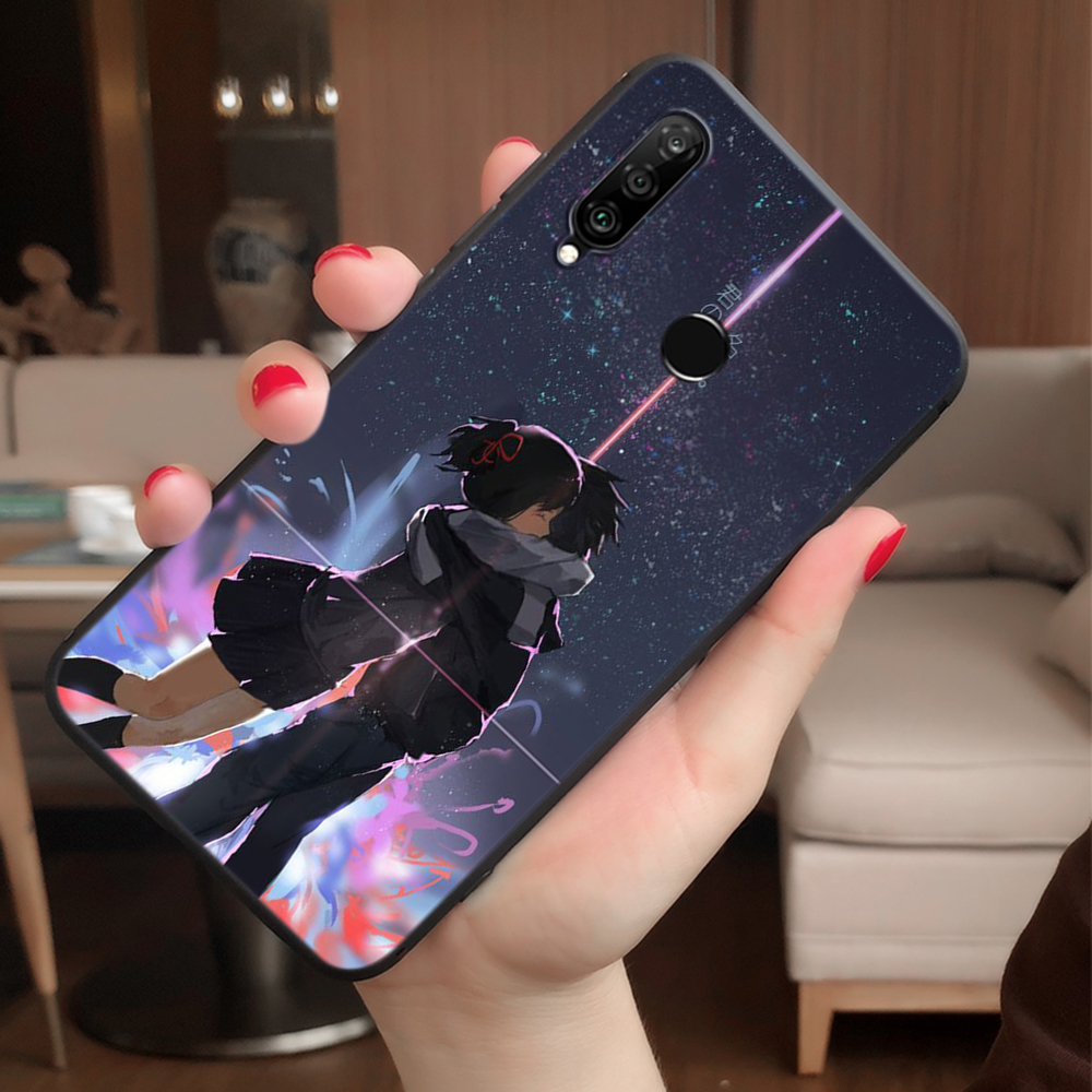 Ốp Lưng Silicone Tpu Mềm In Hình Phim Anime Your Name Cho Huawei Nova Lite Smart 6 7 Pro 7se P Smart Z P9 Lite Smart