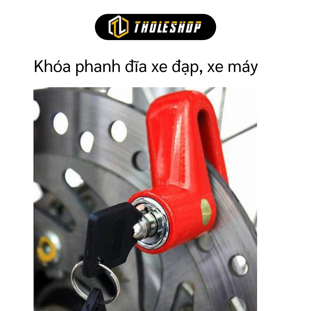 Ổ Khóa Xe Đạp - Khóa Phanh Đĩa Xe Máy, Xe Đạp Chống Trộm, Khả Năng Chịu Lực Cao 4686
