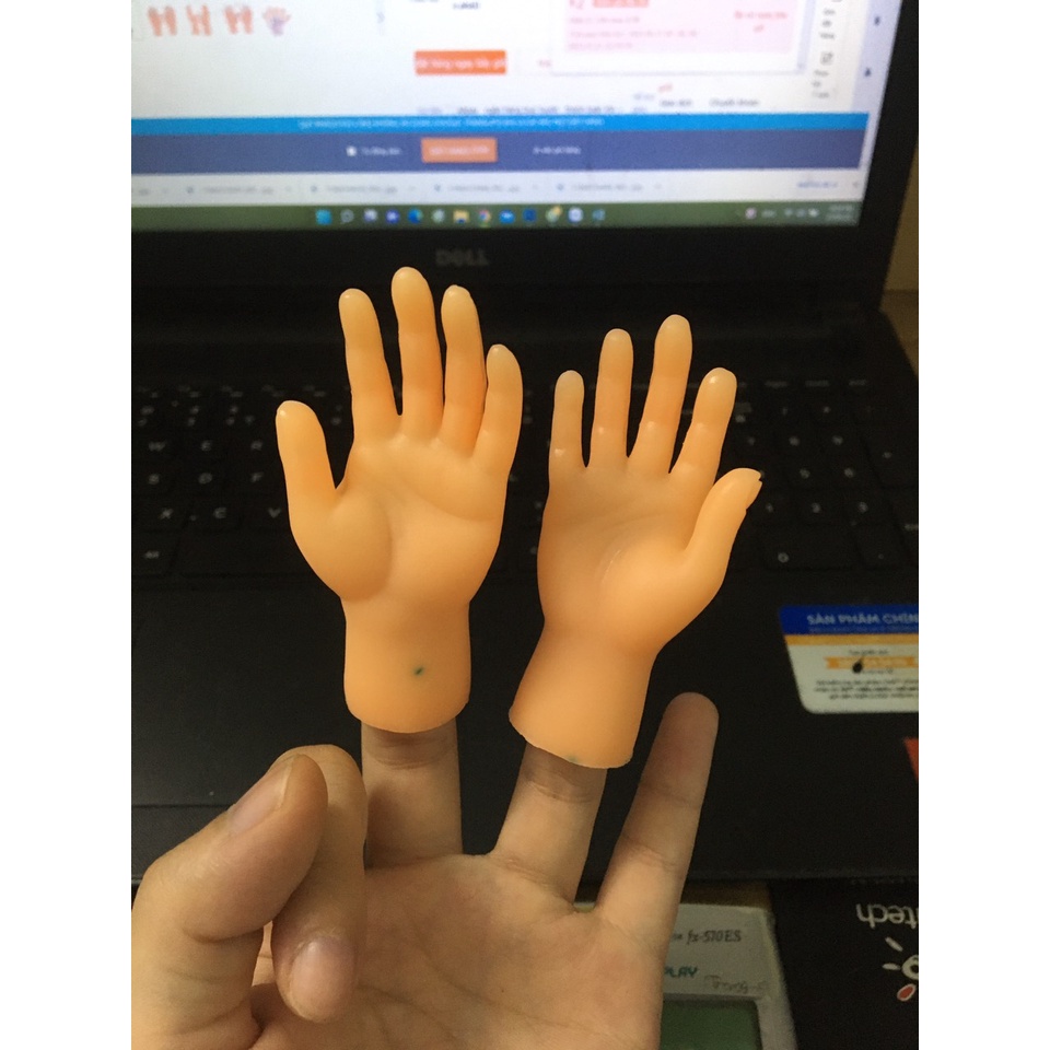 Đồ Chơi Đeo Ngón Tay Hình Bàn Tay mini Vui Nhộn Dùng Chọc Ghẹo Chó Mèo