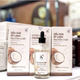 Dầu dừa ép lạnh nguyên chất 100%