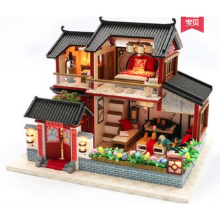 (order) Mô hình DIY ngôi nhà trung hoa