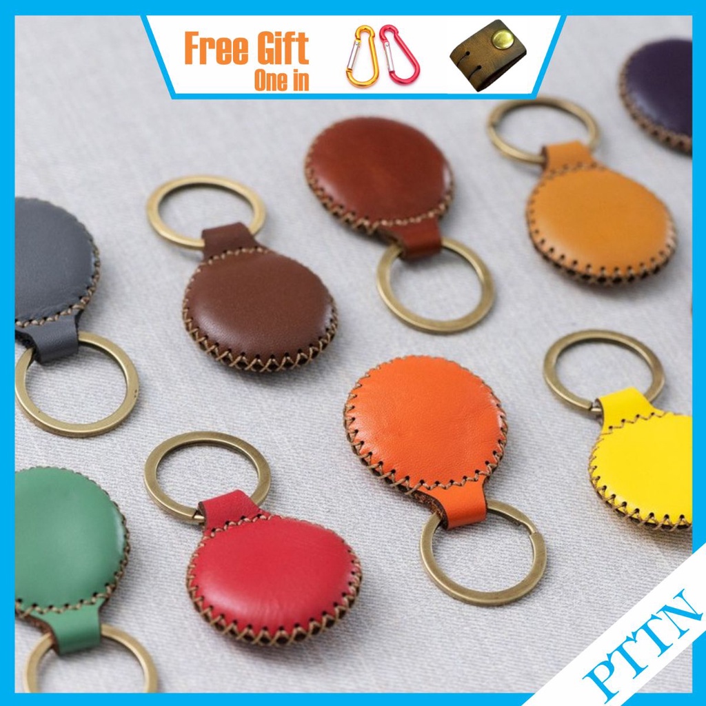Bao da Airtag cao cấp da thật handmade Nhiều Màu AT