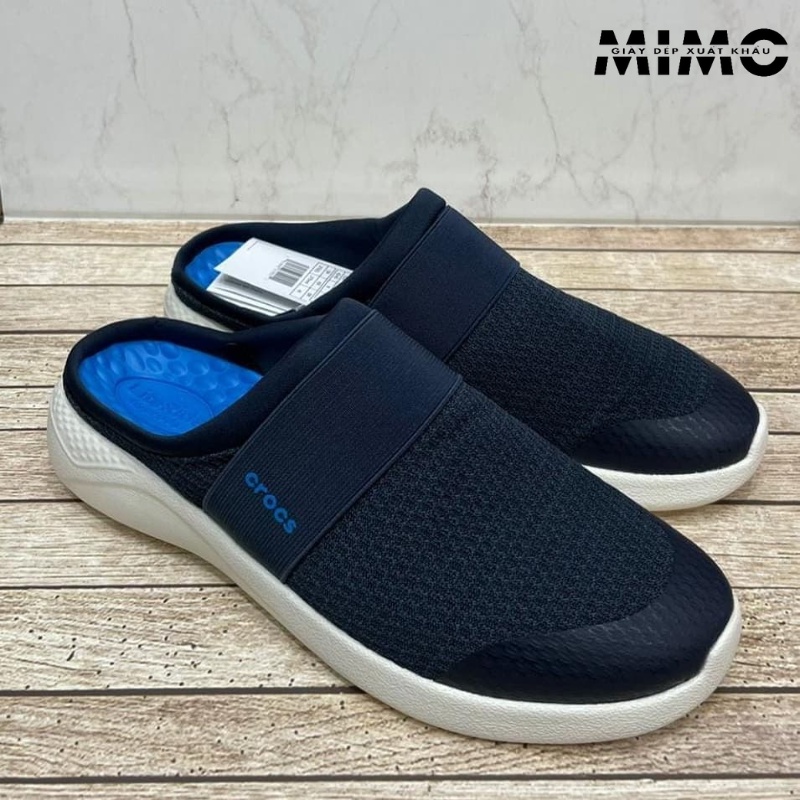 Giày Lười Nam Literide Mesh Mule Navy xanh êm nhẹ, đế ma sát