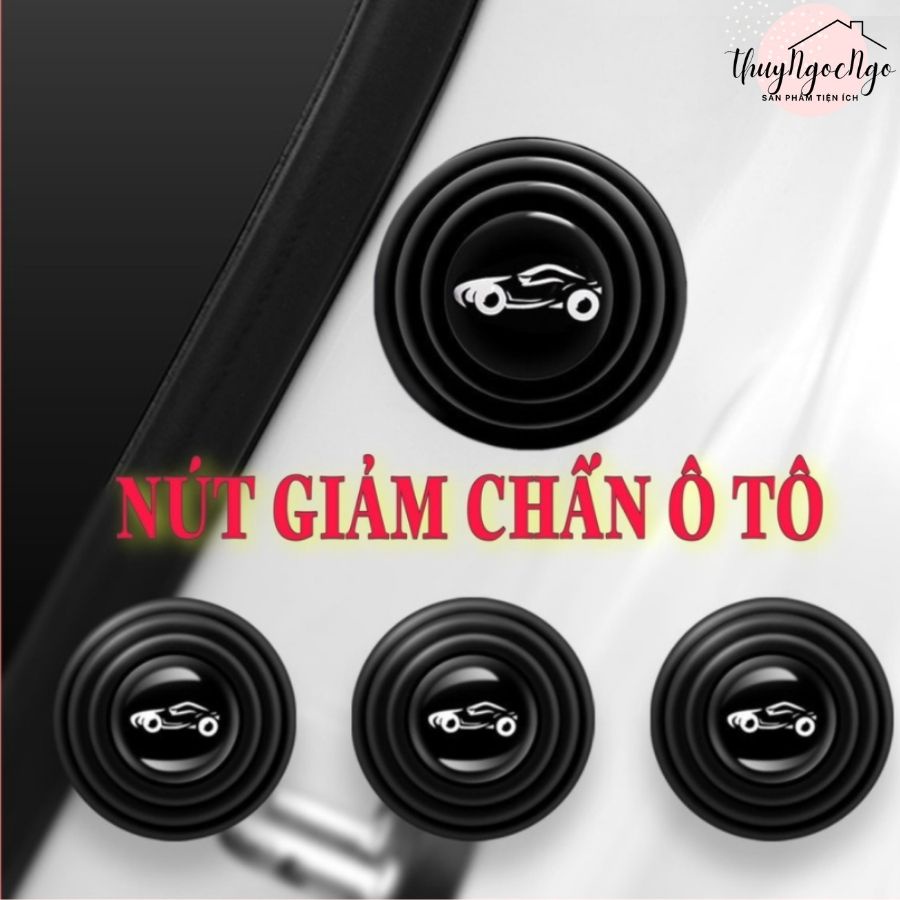 Đệm giảm chấn ô tô - Nút giảm lực đóng cửa xe ô tô, Miếng Dán Chống Sốc- Nhiều loại logo các hãng