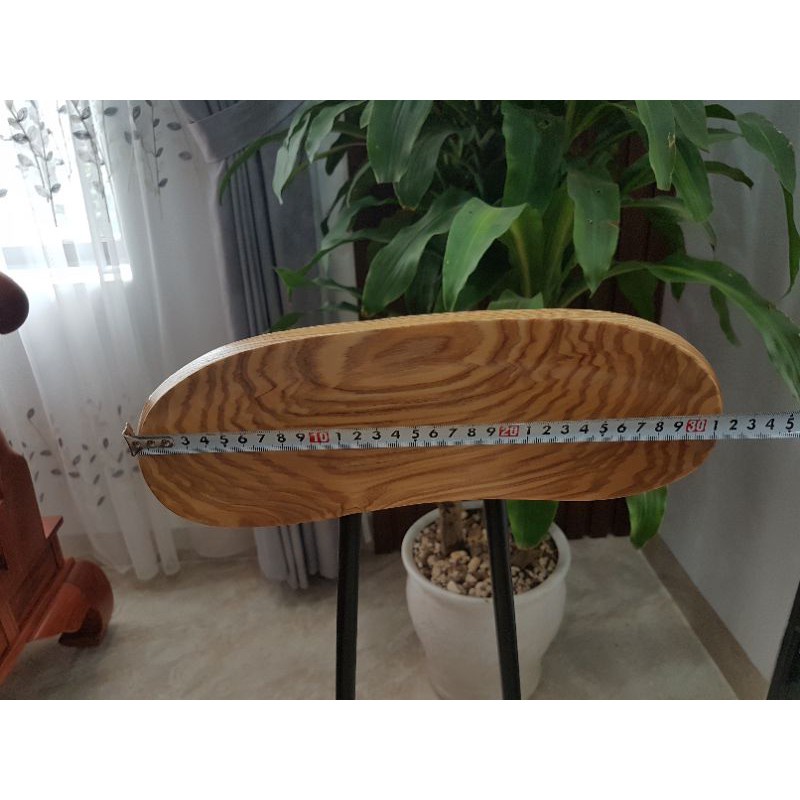Ghế quầy bar gỗ cao su
