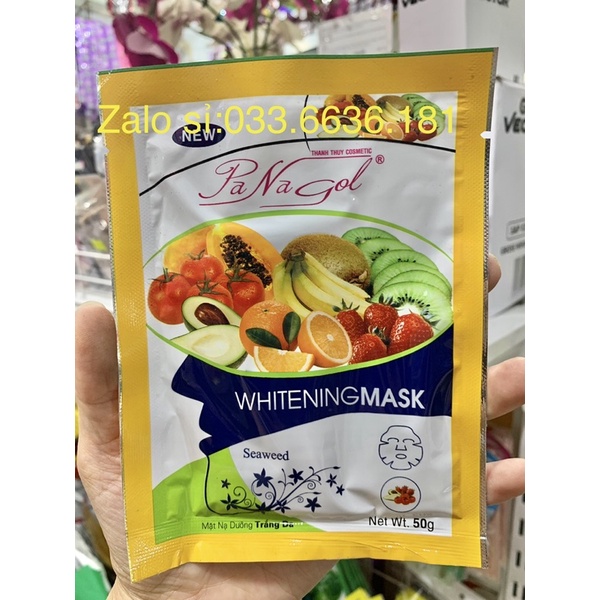 mặt nạ Panagol trái cây dưỡng trắng da