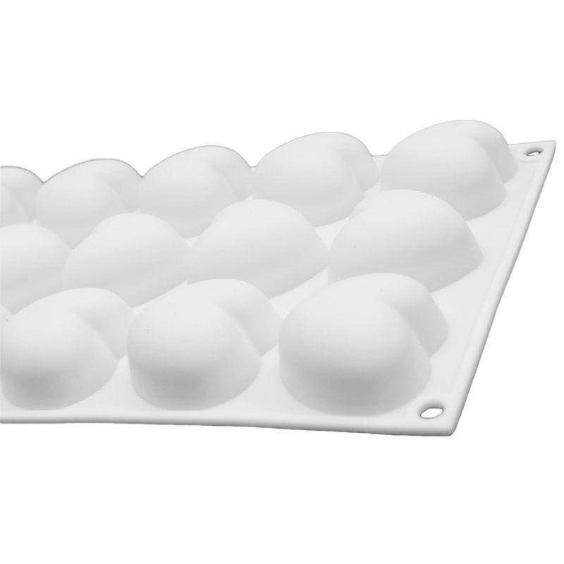 Khuôn silicon làm bánh 15 ô hình trái tim